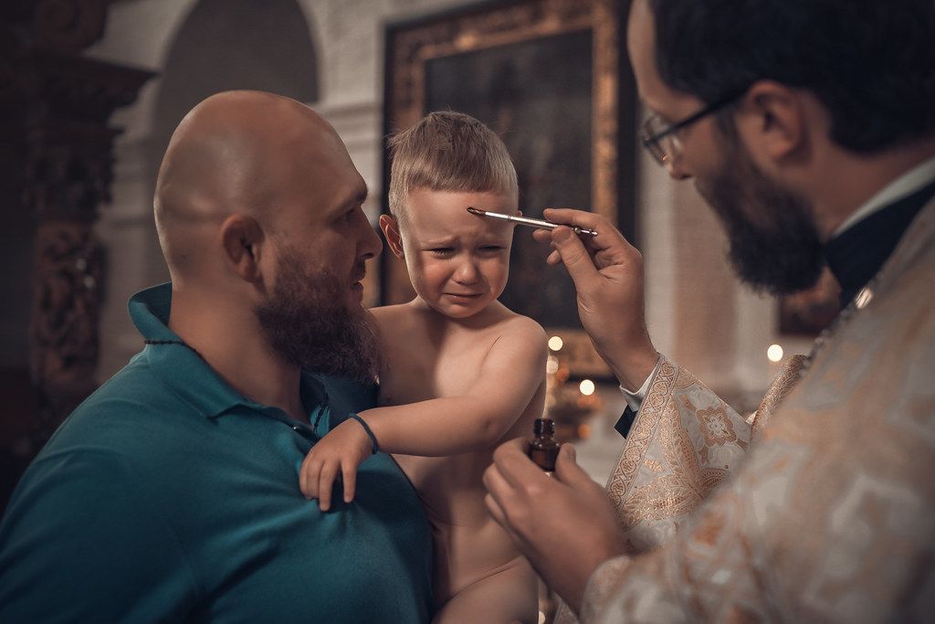 Таинство крещения в Старочеркасском соборе