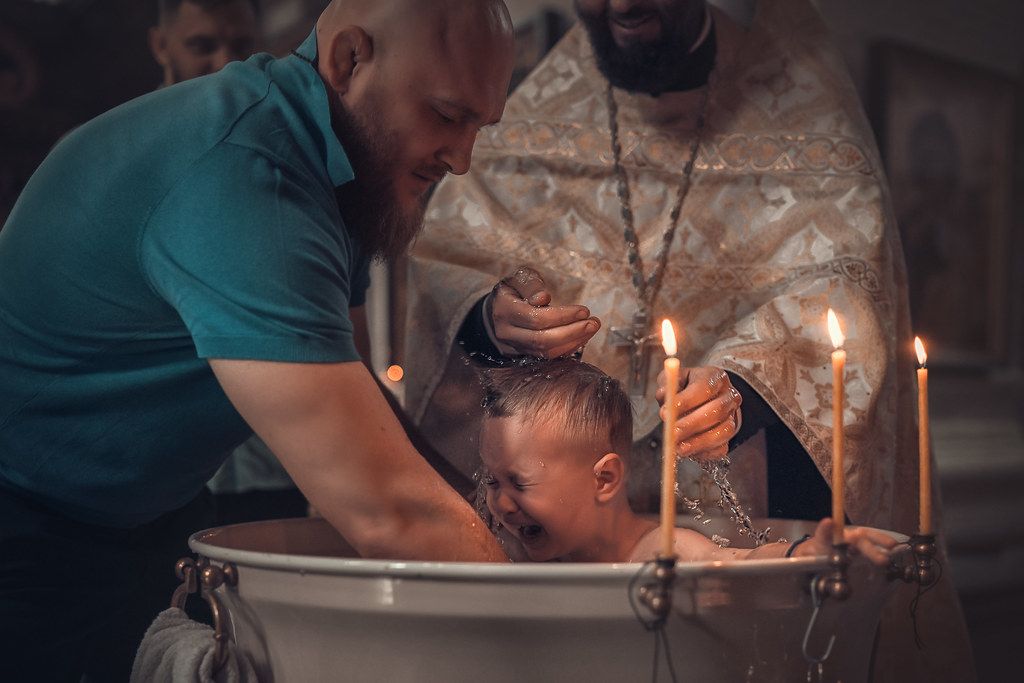 Таинство крещения в Старочеркасском соборе