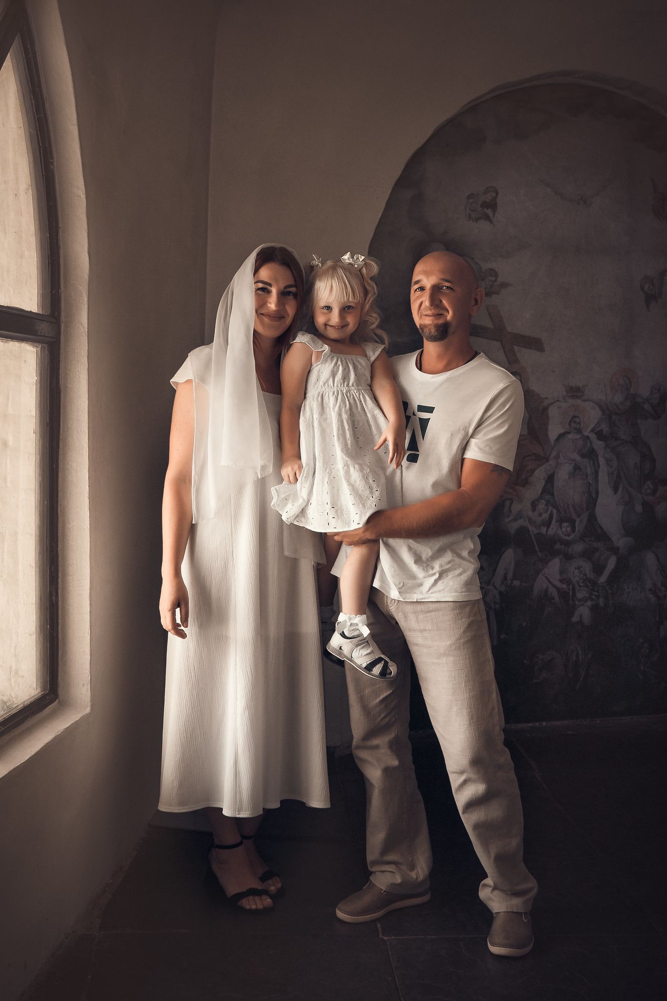 Съёмка крещения дошкольников в Старочеркасском соборе