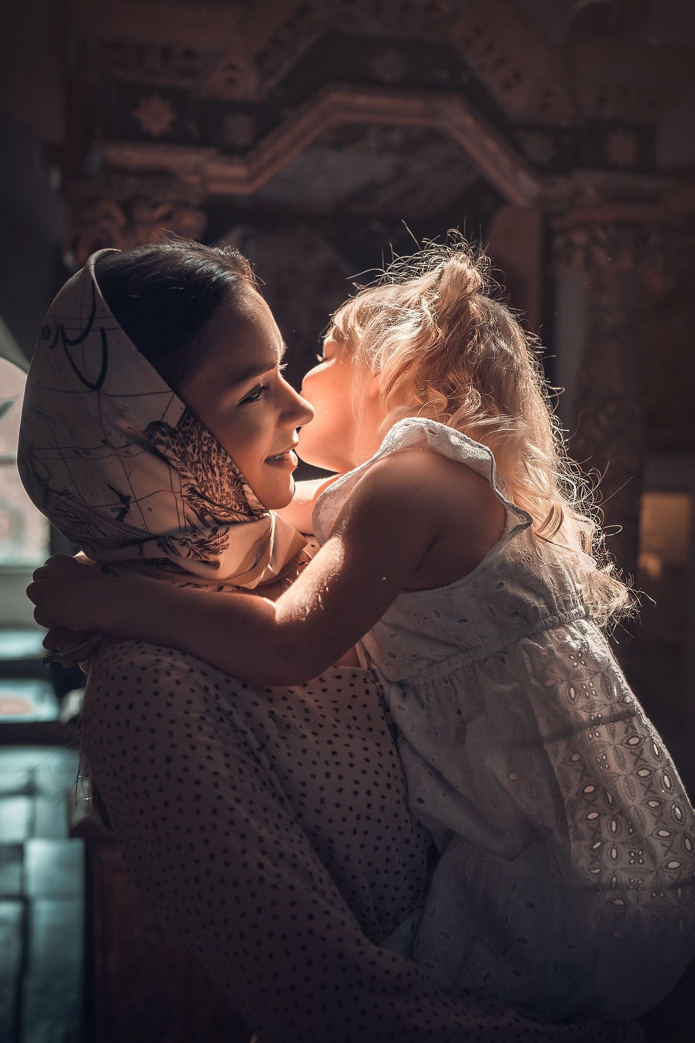 Съёмка крещения дошкольников в Старочеркасском соборе