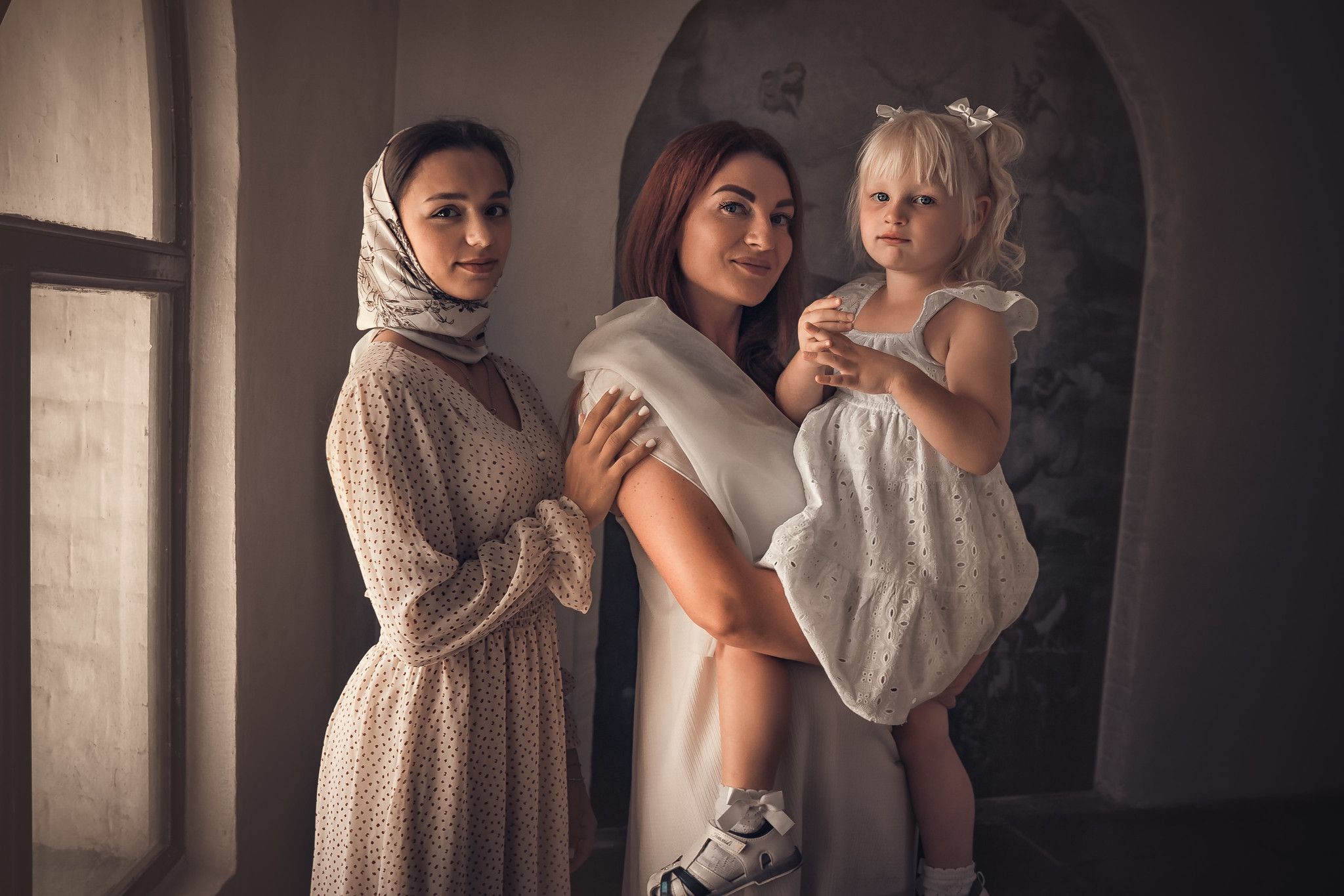 Съёмка крещения дошкольников в Старочеркасском соборе