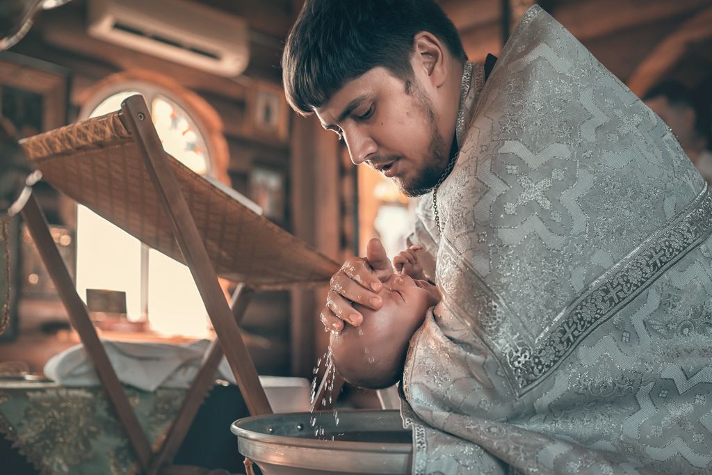 Таинство Крещения в Стефанидинодарском храме Рождества Пресвятой Богородицы