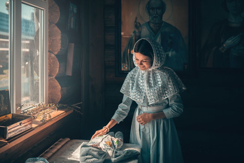 Таинство Крещения в Стефанидинодарском храме Рождества Пресвятой Богородицы