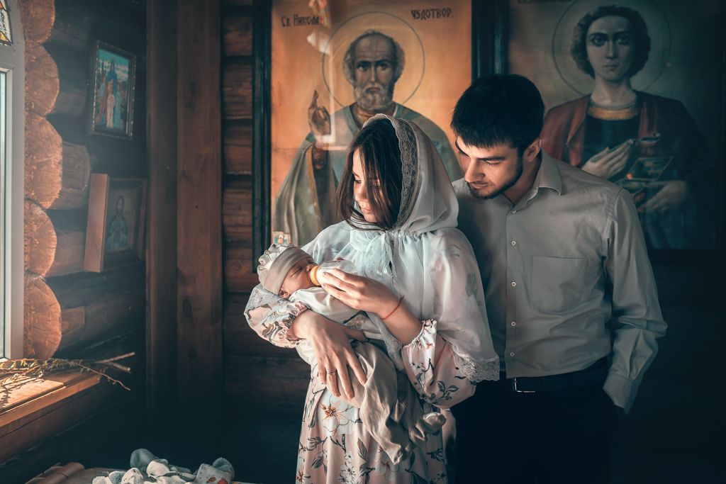 Таинство Крещения в Стефанидинодарском храме Рождества Пресвятой Богородицы