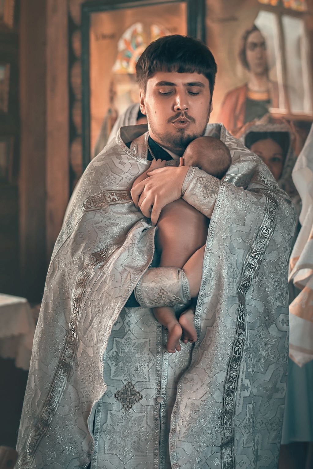 Таинство Крещения в Стефанидинодарском храме Рождества Пресвятой Богородицы