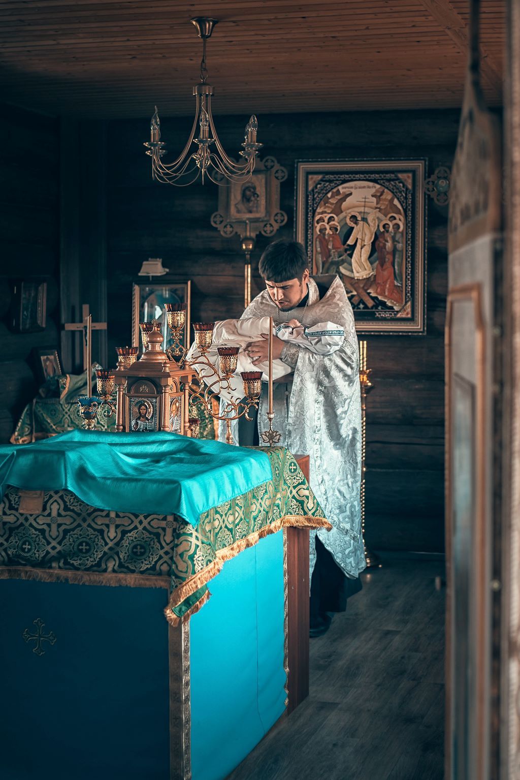 Таинство Крещения в Стефанидинодарском храме Рождества Пресвятой Богородицы