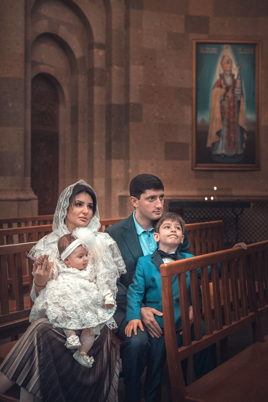 Крещение в храме Армянской Апостольской церкви Сурб Арутюн