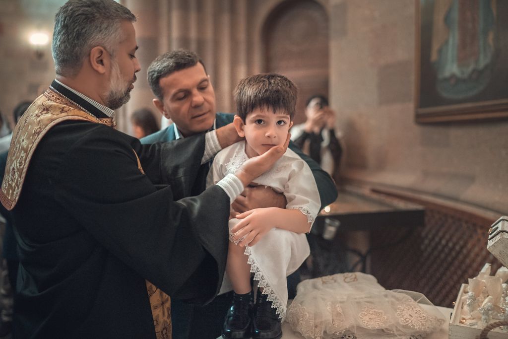 Крещение в храме Армянской Апостольской церкви Сурб Арутюн