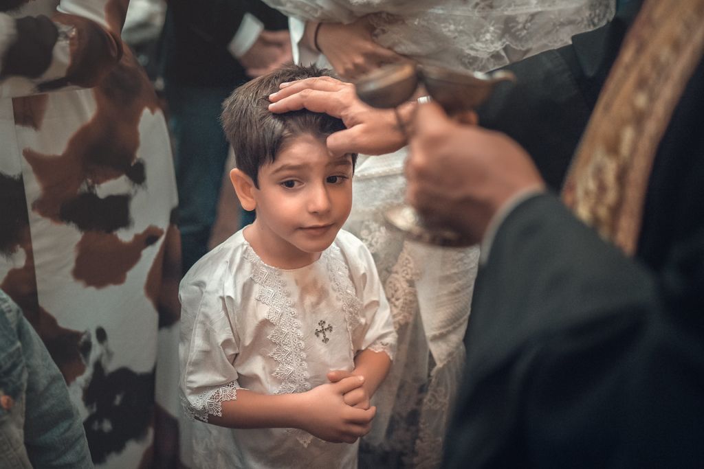 Крещение в храме Армянской Апостольской церкви Сурб Арутюн