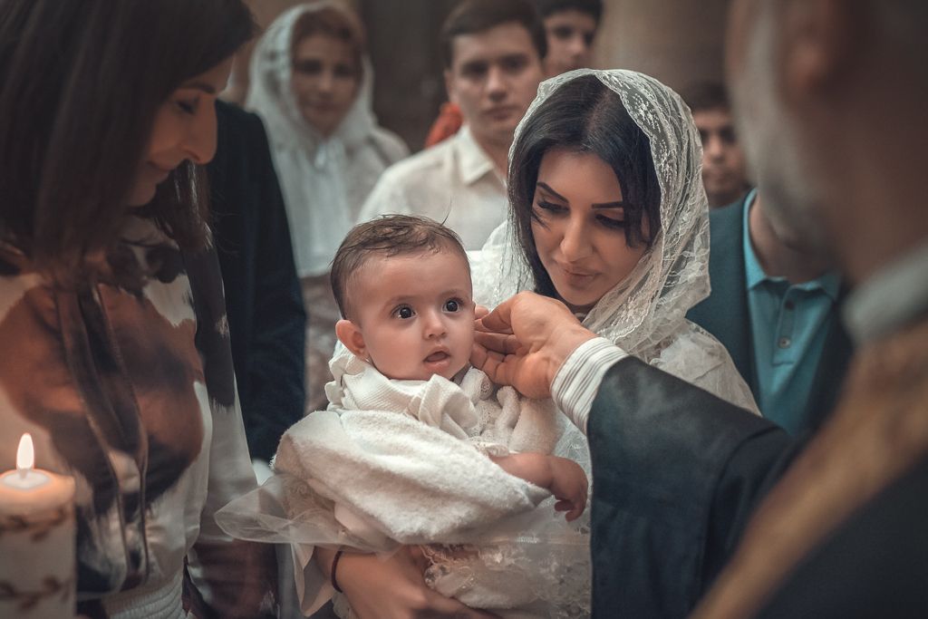 Крещение в храме Армянской Апостольской церкви Сурб Арутюн