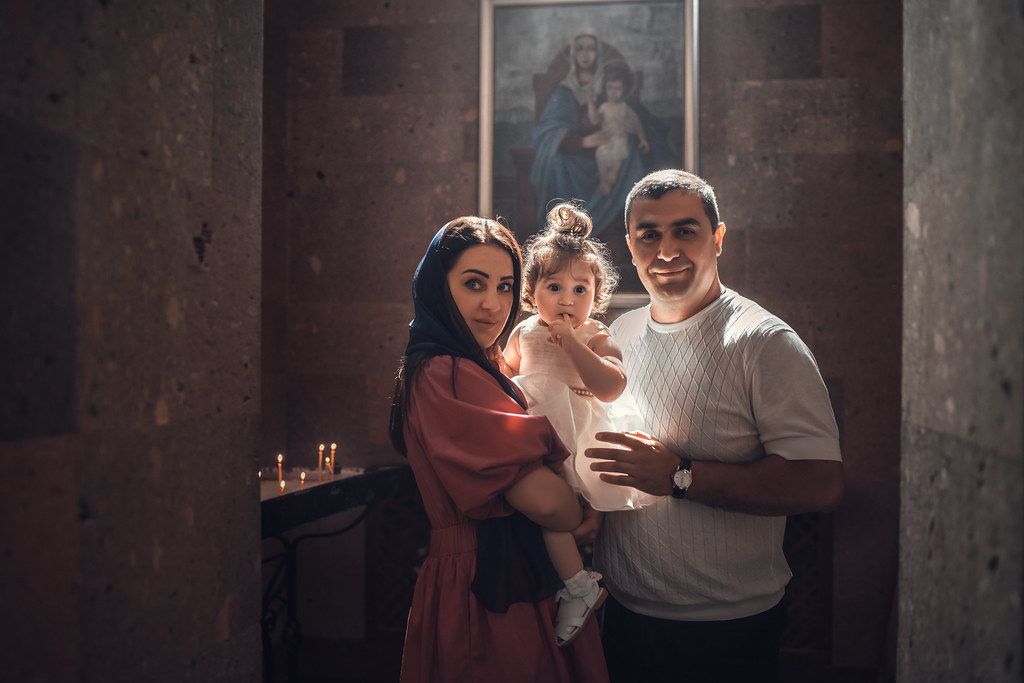 Таинство крещения в Сурб Арутюн